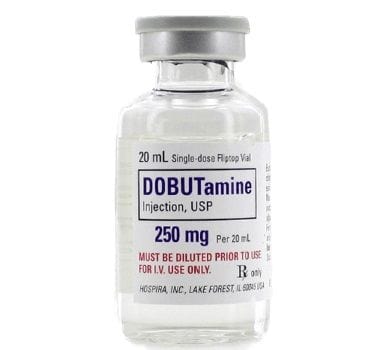 Pfizer Inotropic Agents Dobutamine Injection, USP 250 mg/20 ml Vial