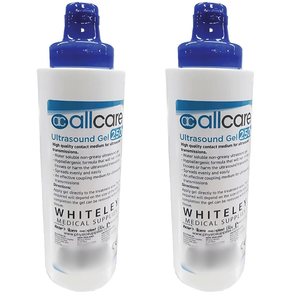 2 x Ultrasound Gel 250mL Conductive Gel Lubricating Tens Machine ECG EEG Transmission