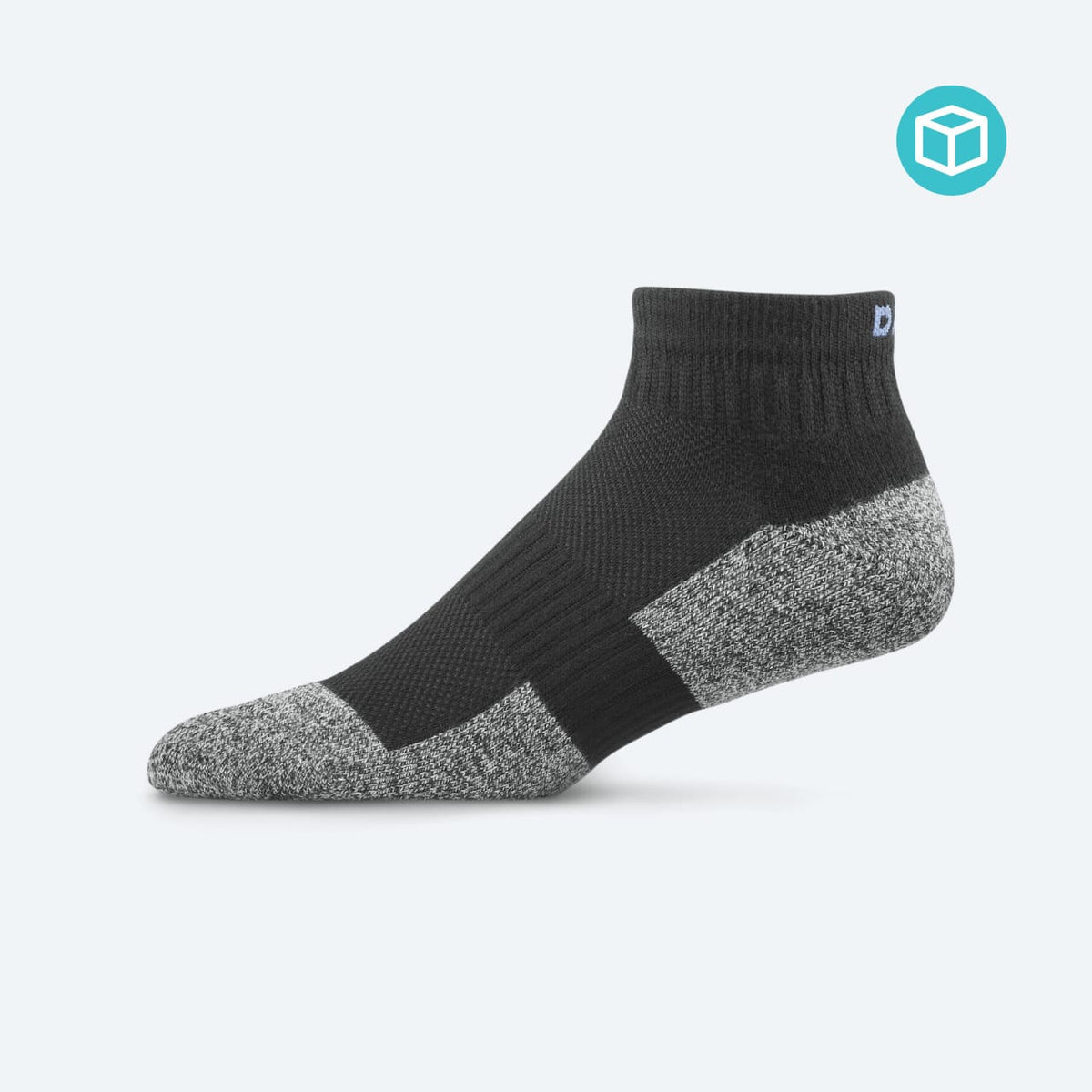 Dr Comfort Ankle Socks X-Small Black