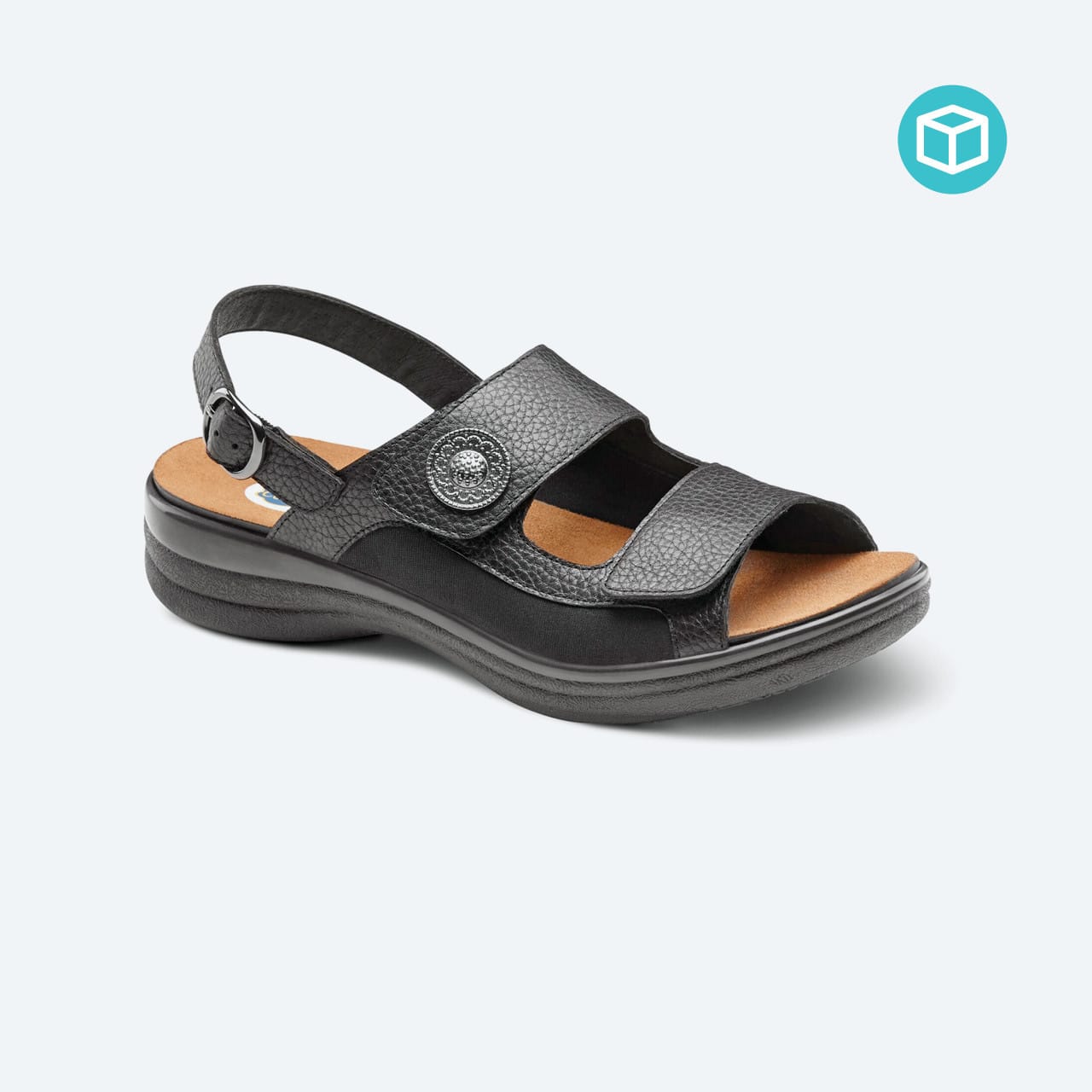 Dr Comfort Lana Black US 5 Medium/Wide Width