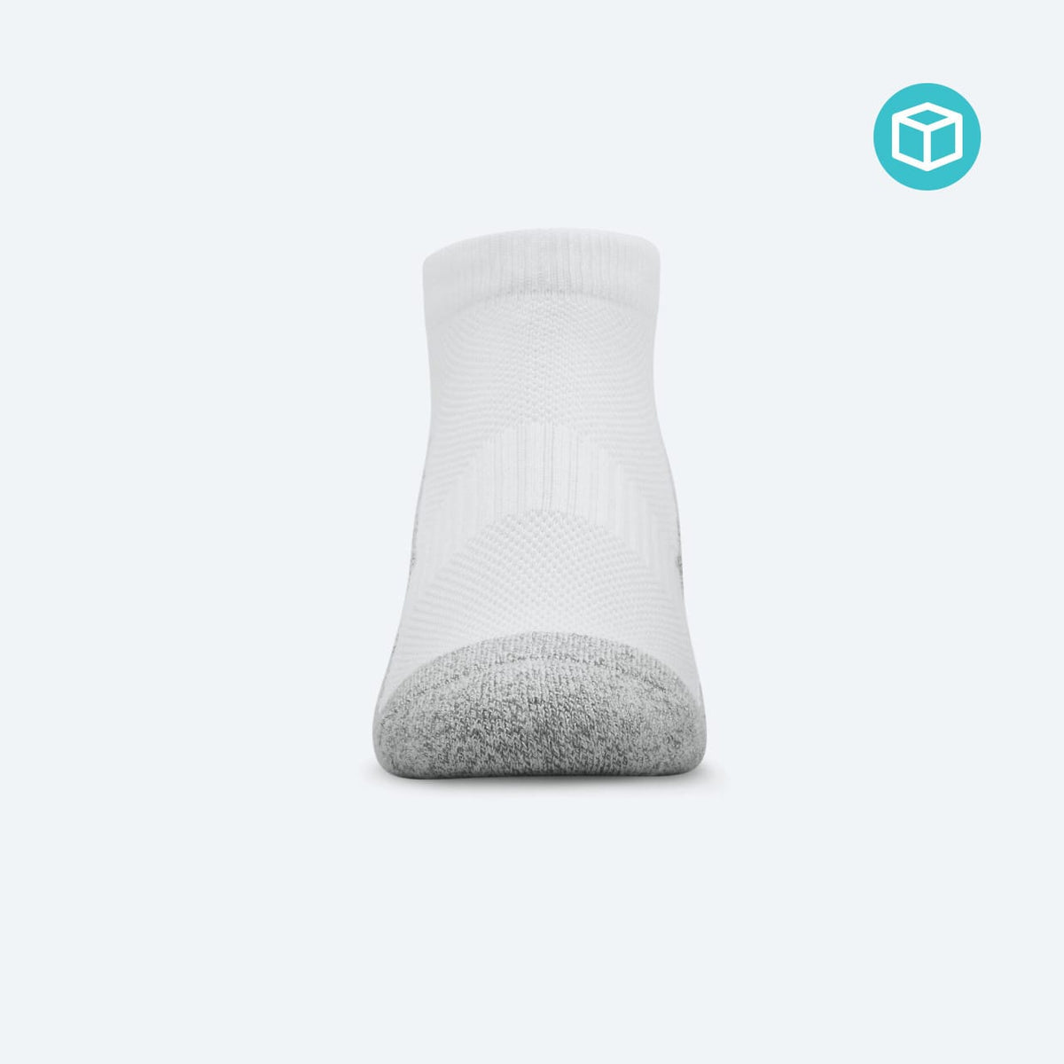 Dr Comfort No Show Socks Large White