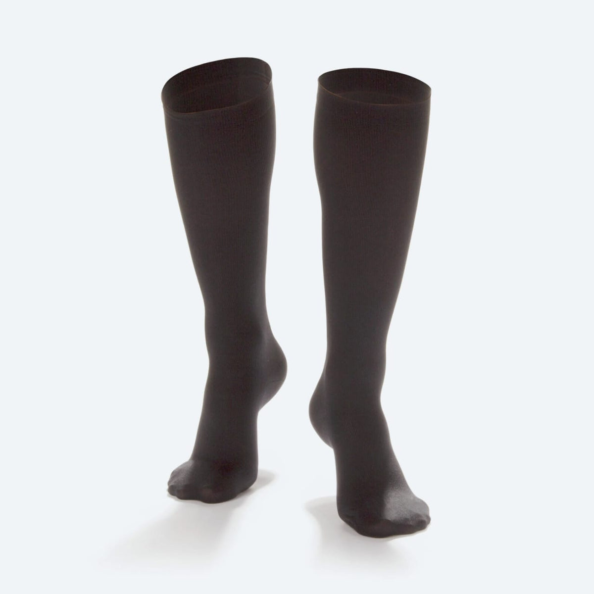 Dr Comfort Women's Micro Nylon Casual Sock Large Black 20-30 mmHG