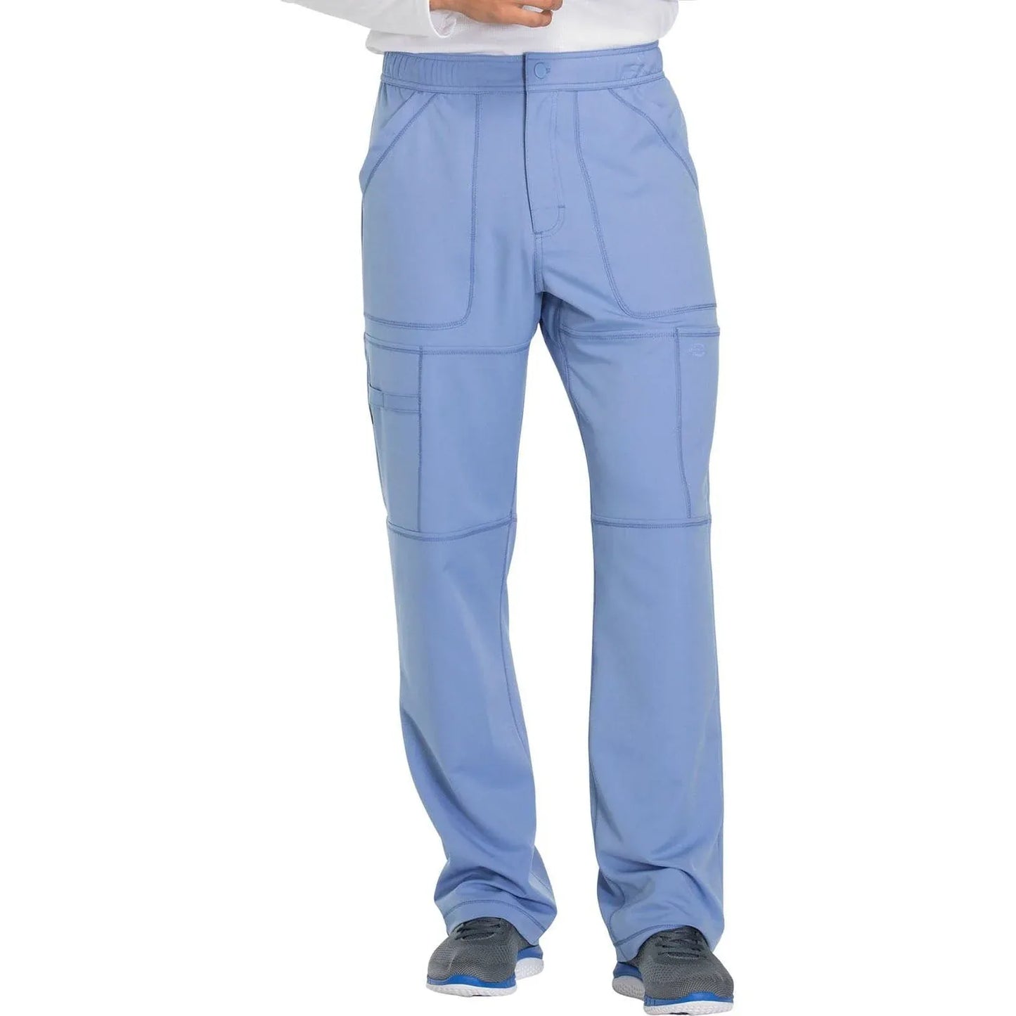 Dickies Dynamix Scrub Pants Ciel / XS Dynamix Men's Scrubs Men's Zip Fly Cargo Pant
