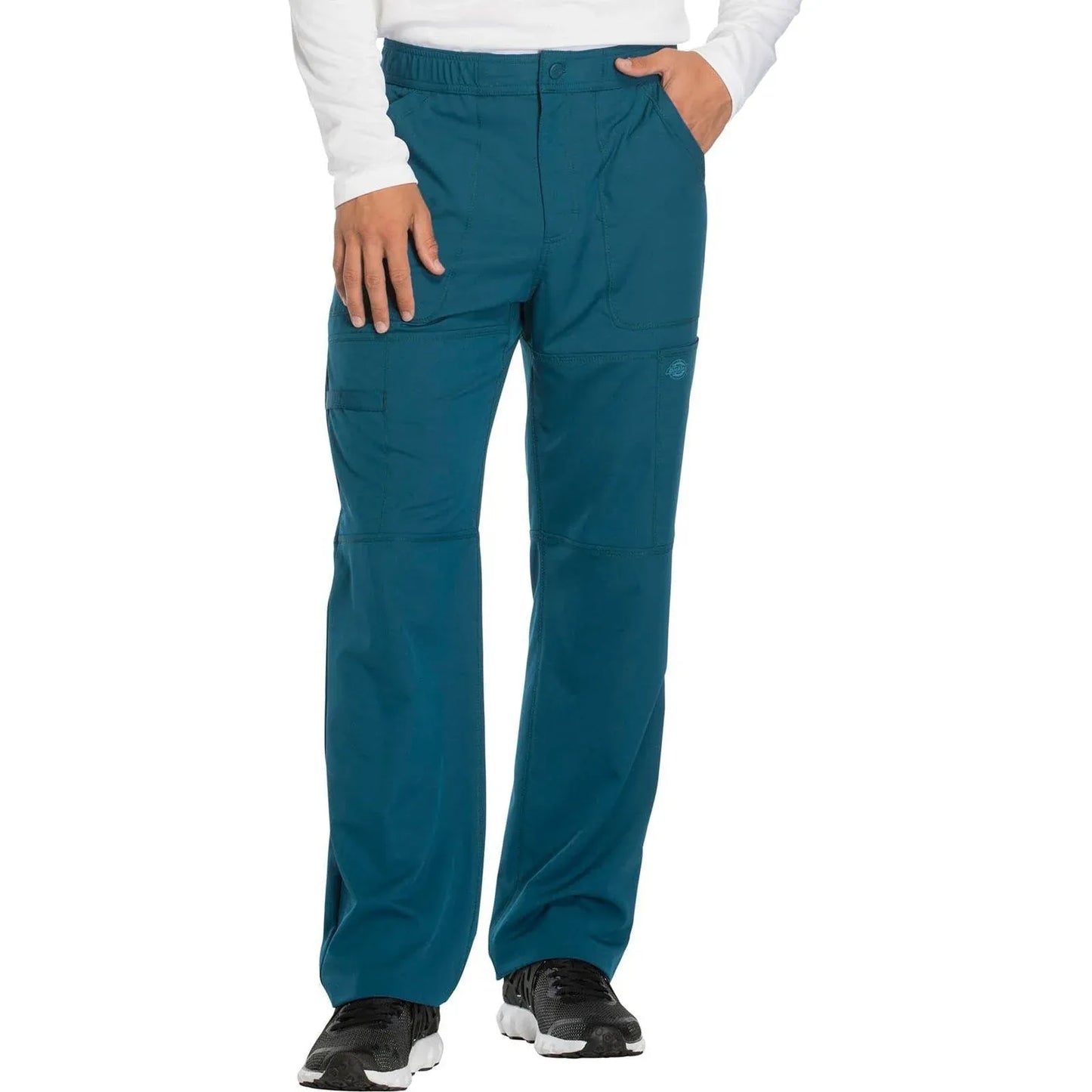 Dickies Dynamix Scrub Pants Caribbean Blue / XS Dynamix Men's Scrubs Men's Zip Fly Cargo Pant