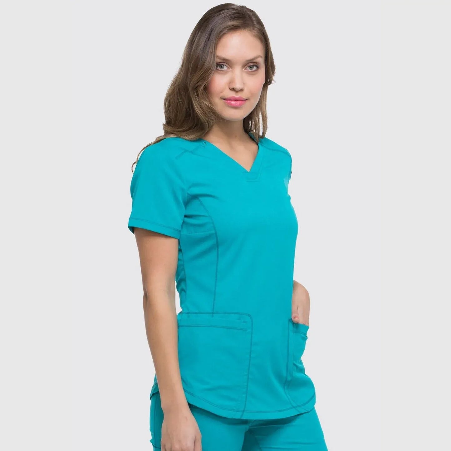 Dickies Dynamix Scrub Tops Dynamix Scrubs V-Neck Top DK730