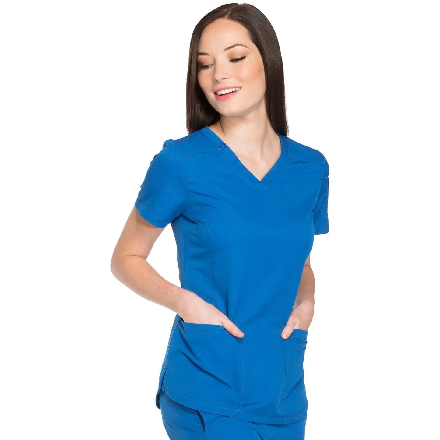 Dickies Dynamix Scrub Tops Royal / XXS Dynamix Scrubs V-Neck Top DK730