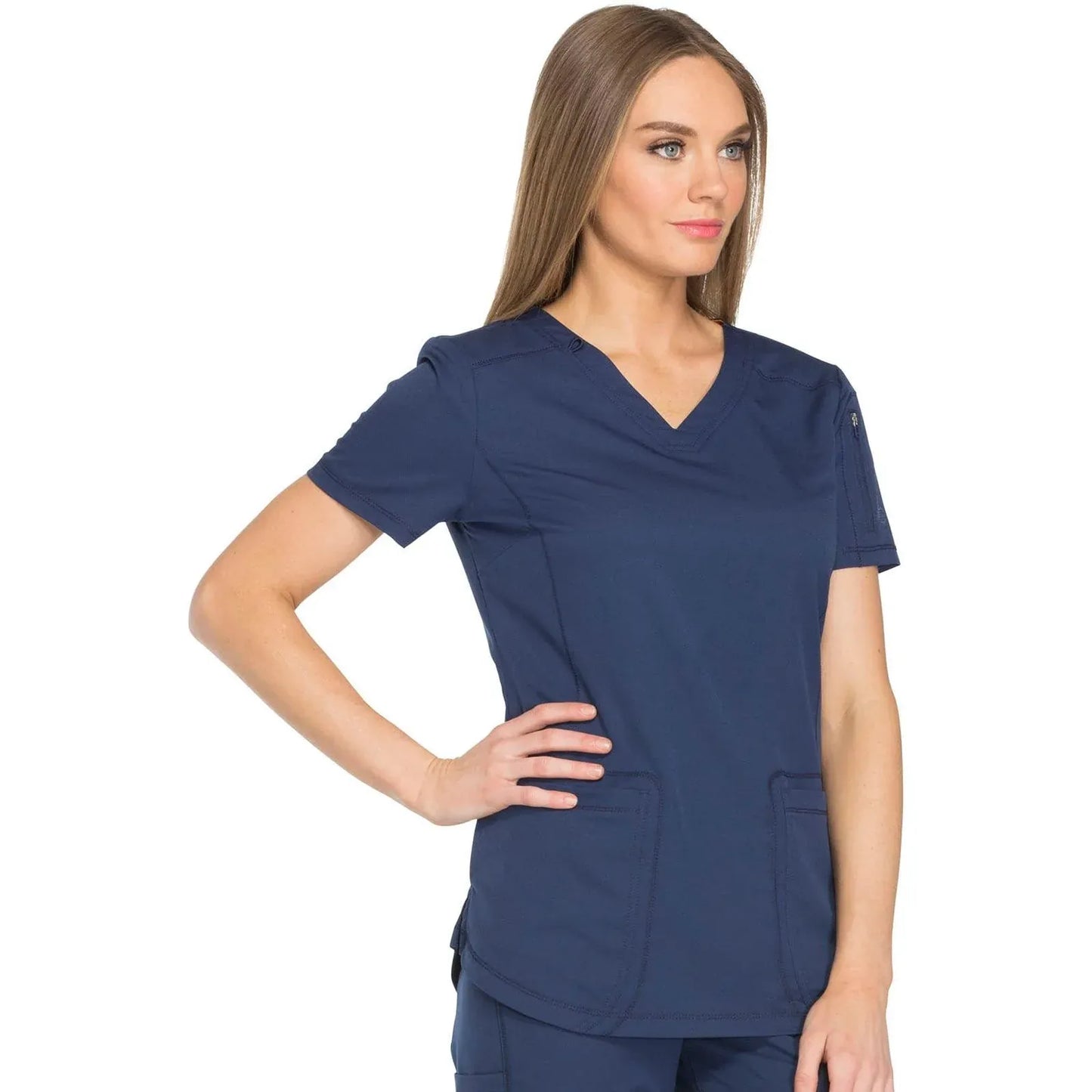 Dickies Dynamix Scrub Tops Navy / XXS Dynamix Scrubs V-Neck Top DK730