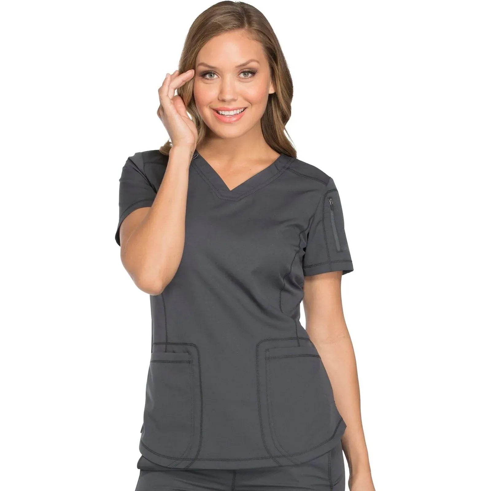 Dickies Dynamix Scrub Tops Dynamix Scrubs V-Neck Top DK730