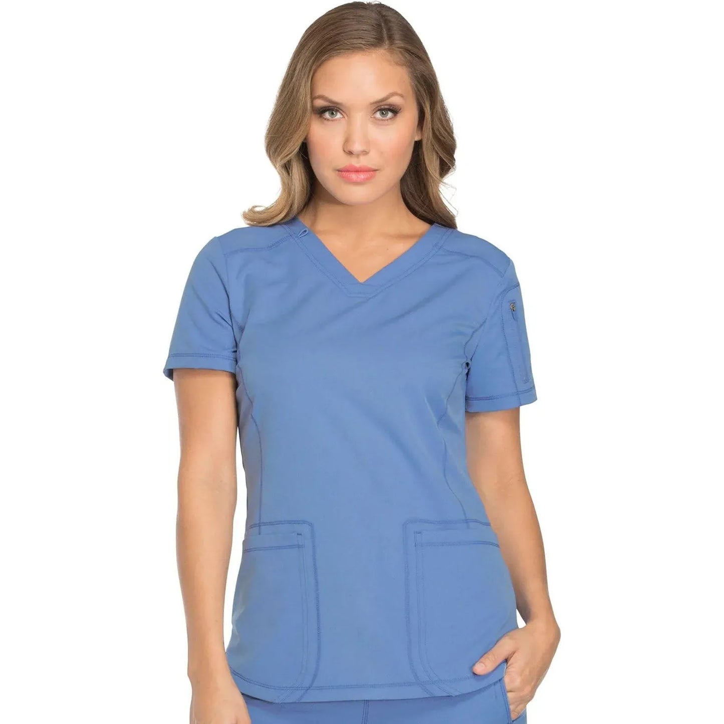 Dickies Dynamix Scrub Tops Ciel / XXS Dynamix Scrubs V-Neck Top DK730