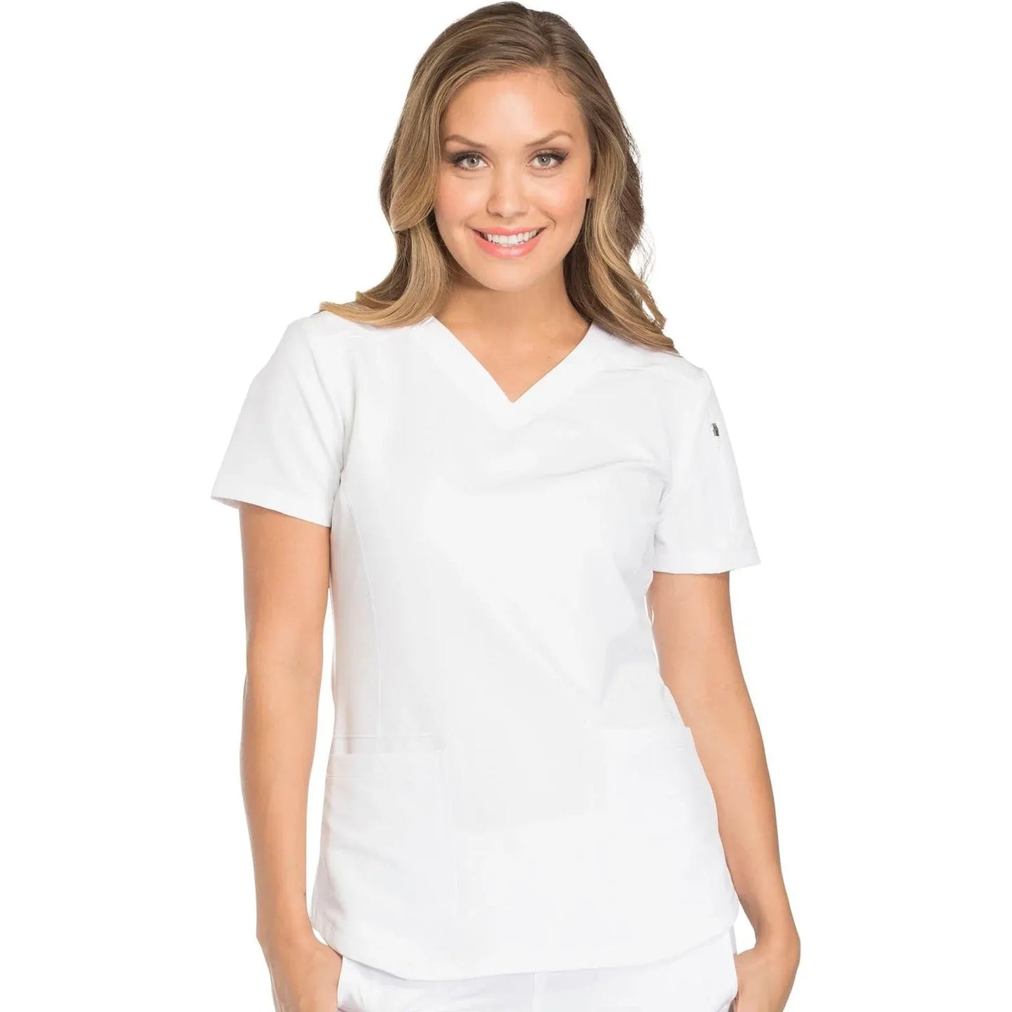 Dickies Dynamix Scrub Tops White / XXS Dynamix Scrubs V-Neck Top DK730