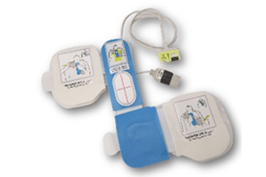 CPR-D-padz Training Electrode with Y Cable for use with Clinical AED Plus device and Simulator