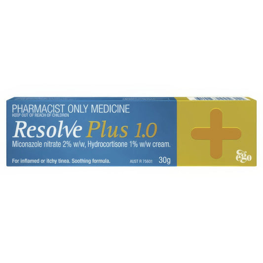 Ego Antifungal Creams Ego Resolve Plus 1.0 Cream 30g