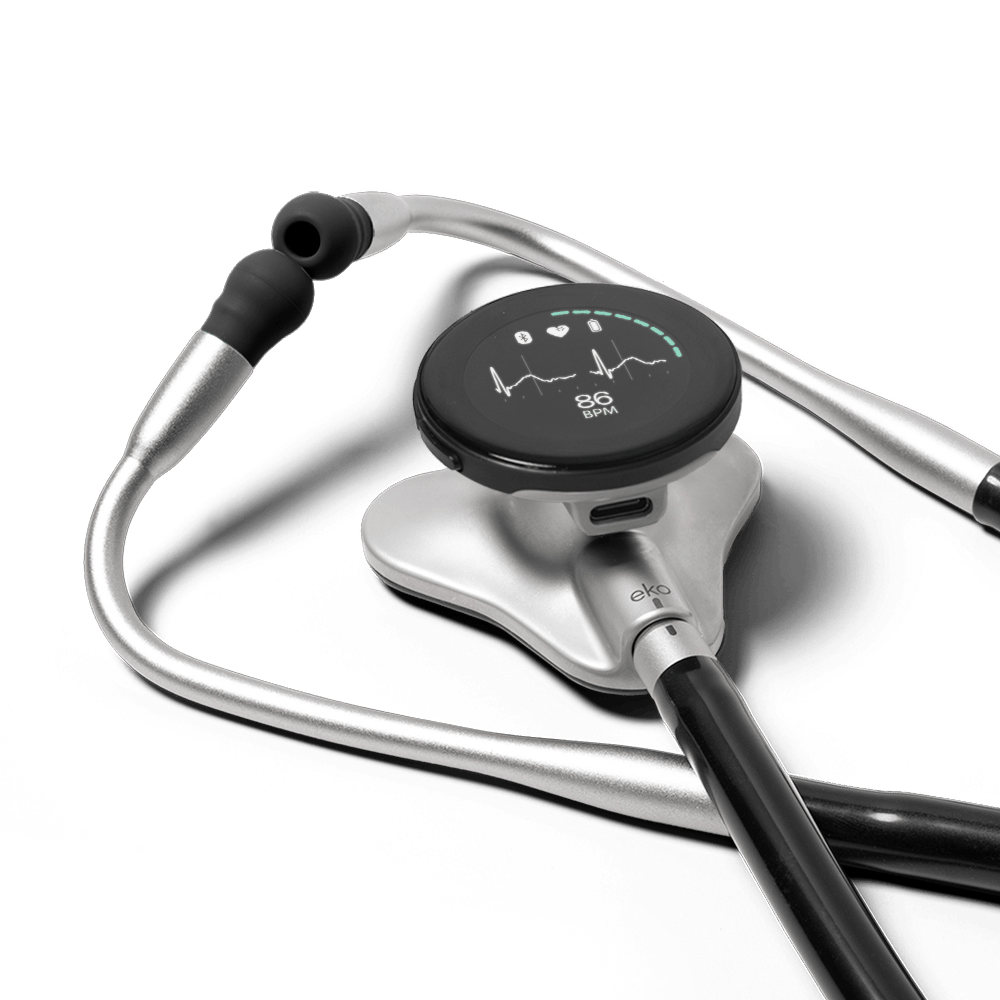 EKO CORE 500 Digital Stethoscope - Silver