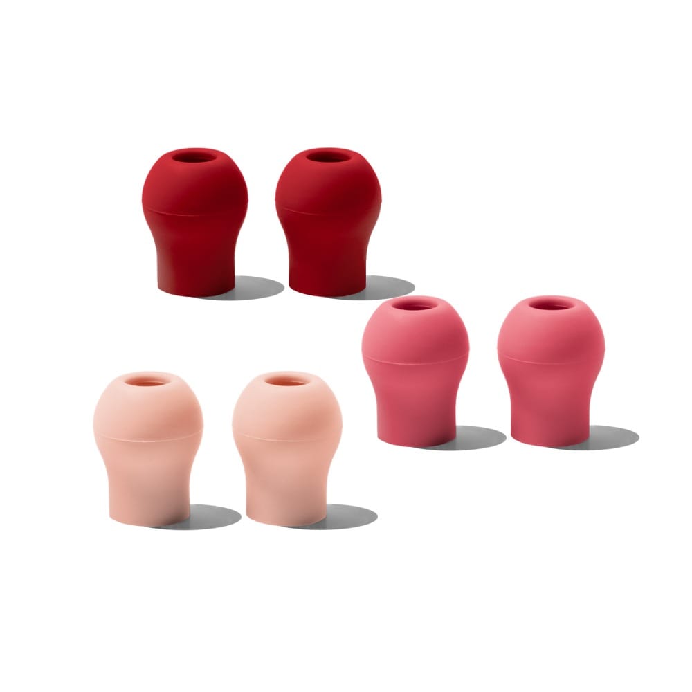 Eko CORE 500 Ear Tips, 6 Pairs – Desert Collection: Sunset, Rust and Mesa Red silicone ear tips