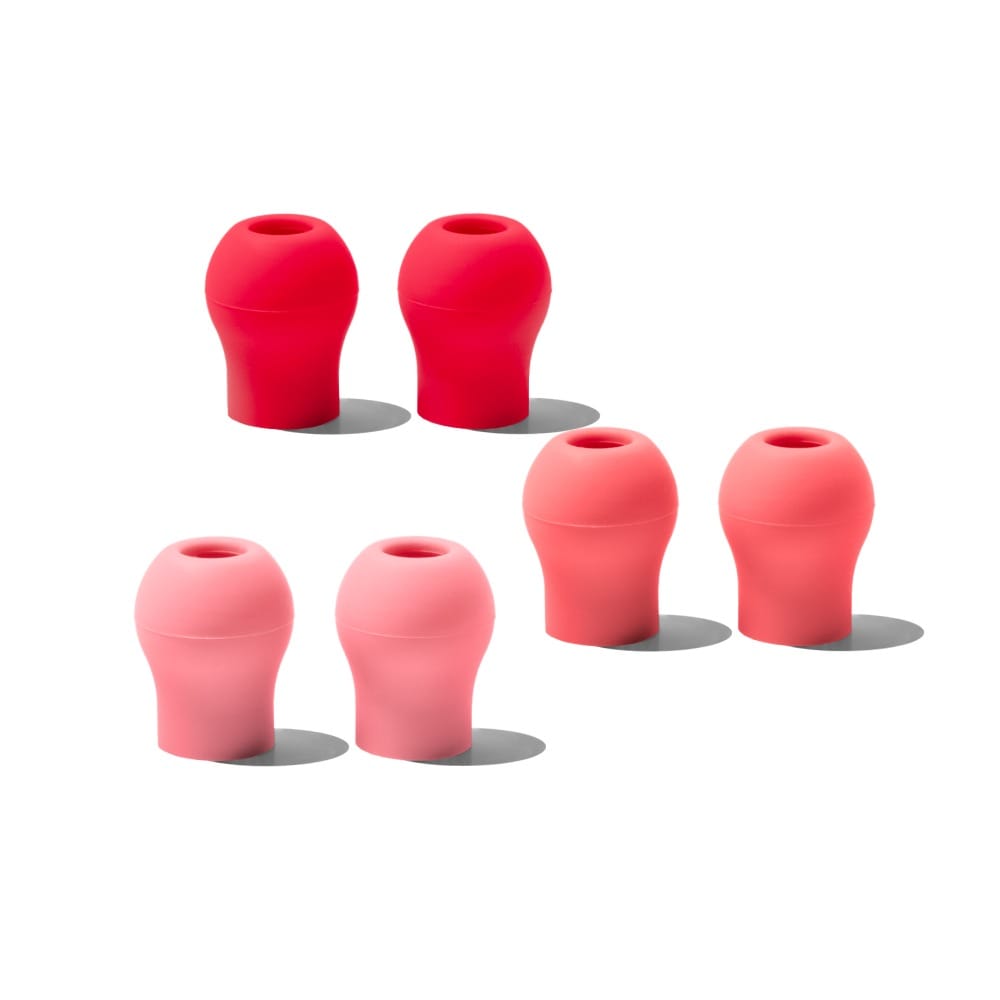 Eko CORE 500 Ear Tips, 6 Pairs – Tropics Collection: Dragonfruit, Flamingo and Paradise Pink silicone ear tips