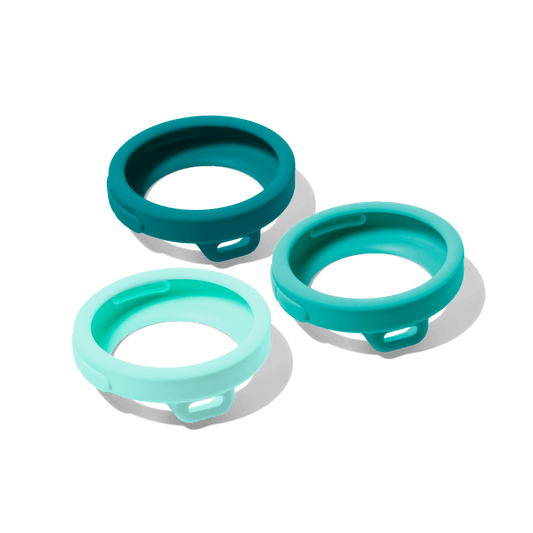 EKO CORE 500 Protective Chestpiece Cover 3-Pack - Rainforest Collection