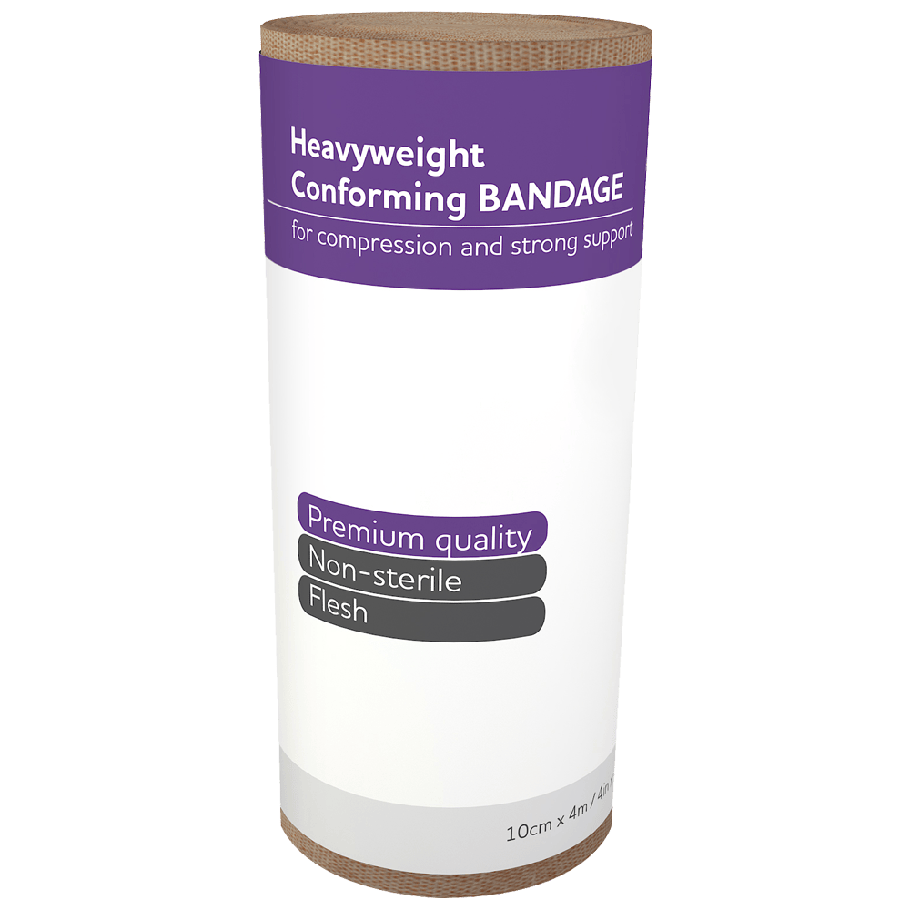 Elastic compression bandage – high-stretch self-adhering wrap