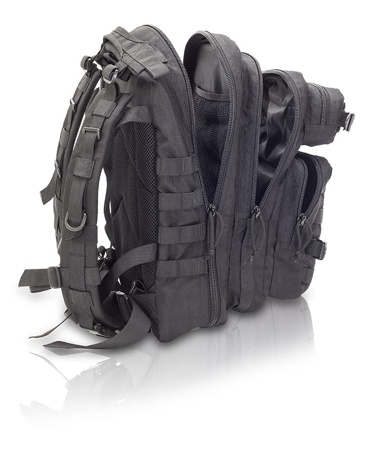 Elite Bags C2 BAG First Intervention Compact Backpack – Black – Open