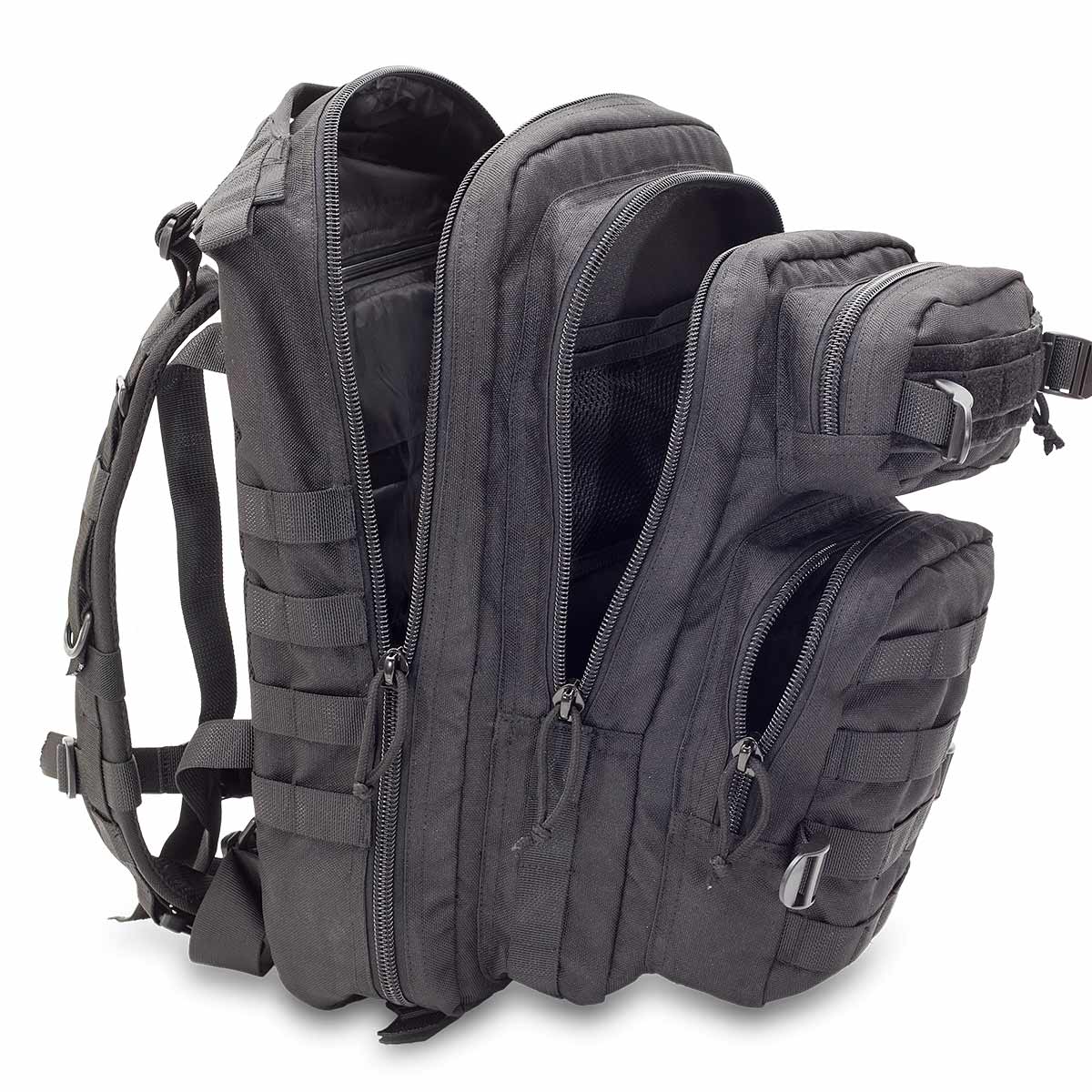 Elite Bags C2 BAG First Intervention Compact Backpack – Black – Open