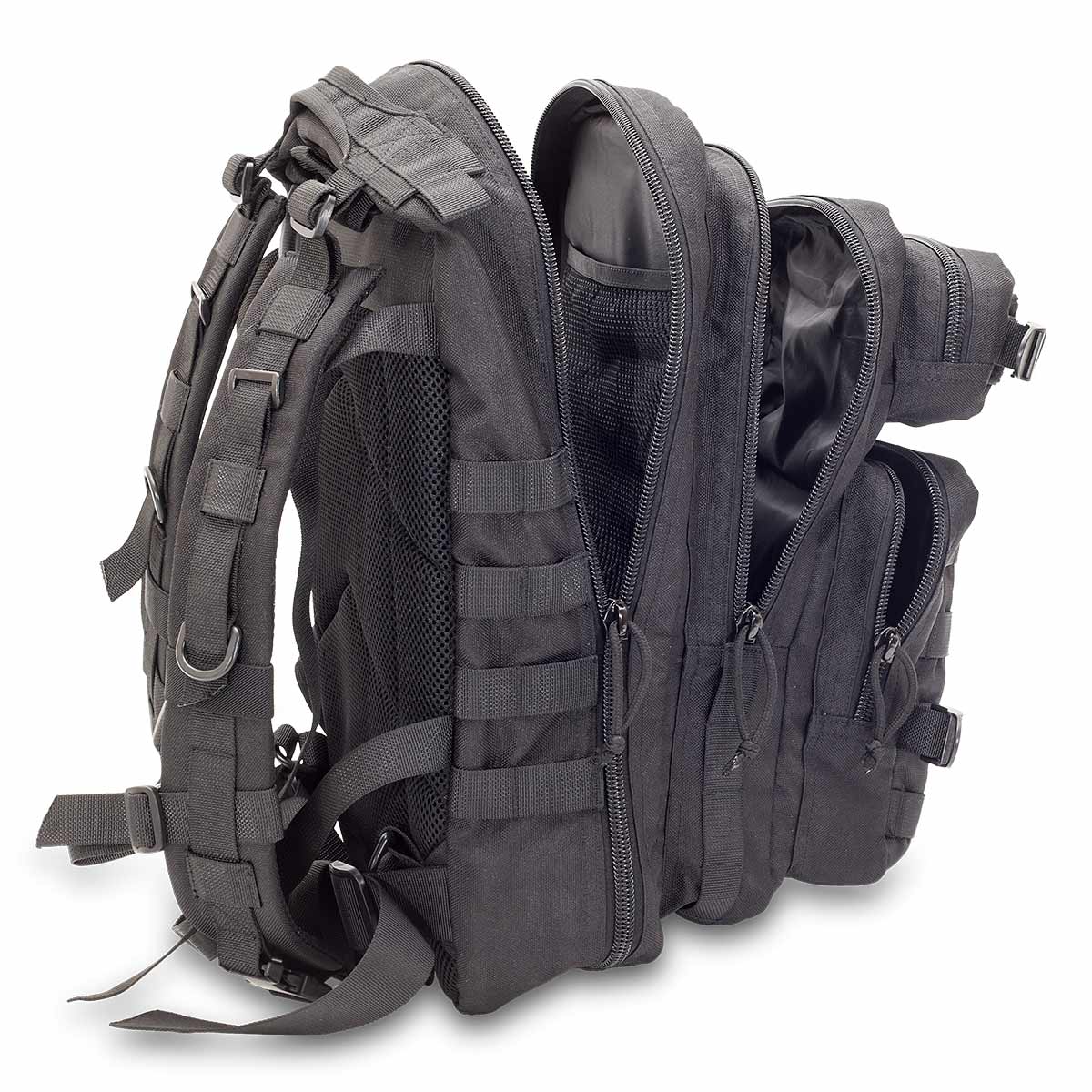 Elite Bags C2 BAG First Intervention Compact Backpack – Black – Open