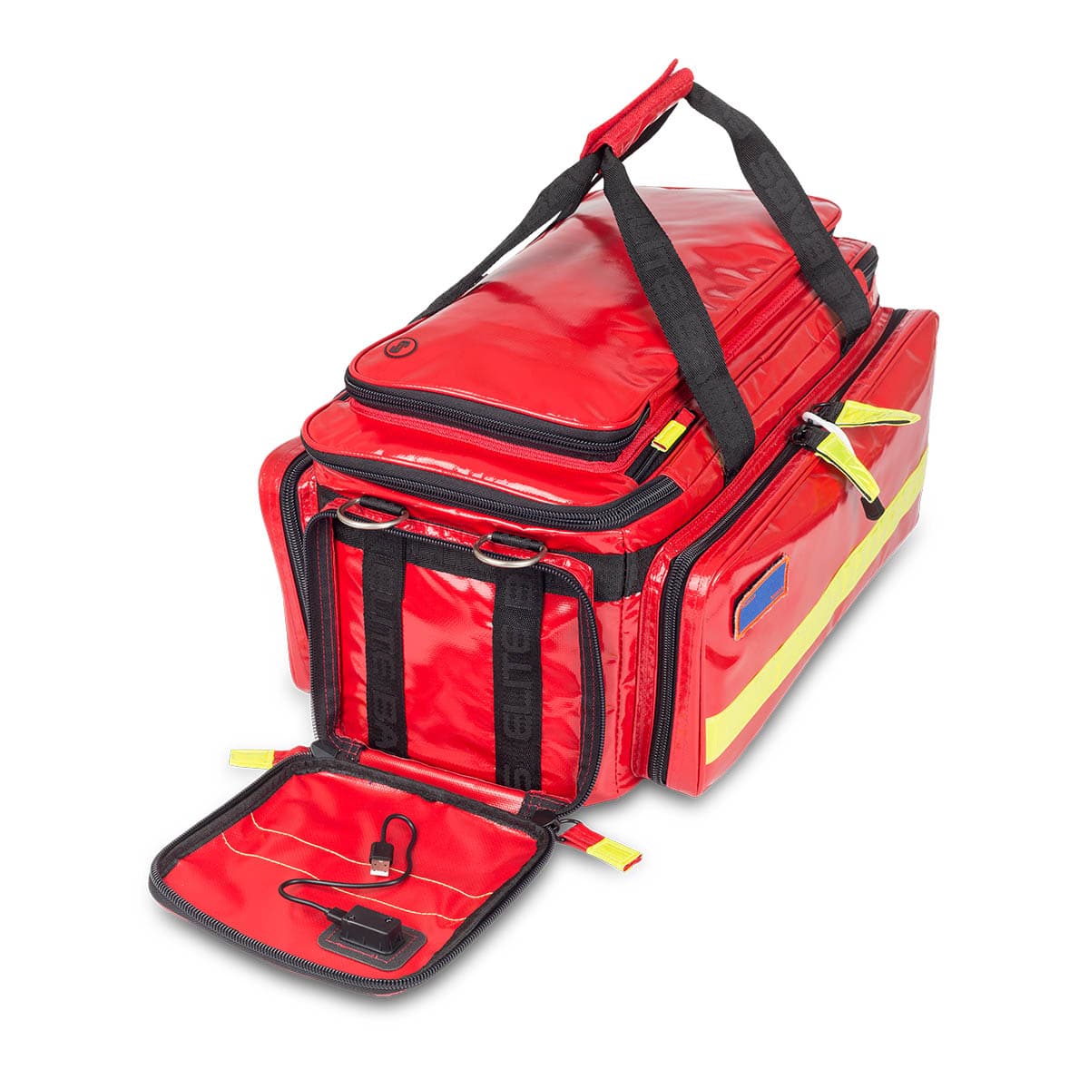 Elite Bags CRITICALS Advanced Life Support Emergency Bag – Red Tarpaulin