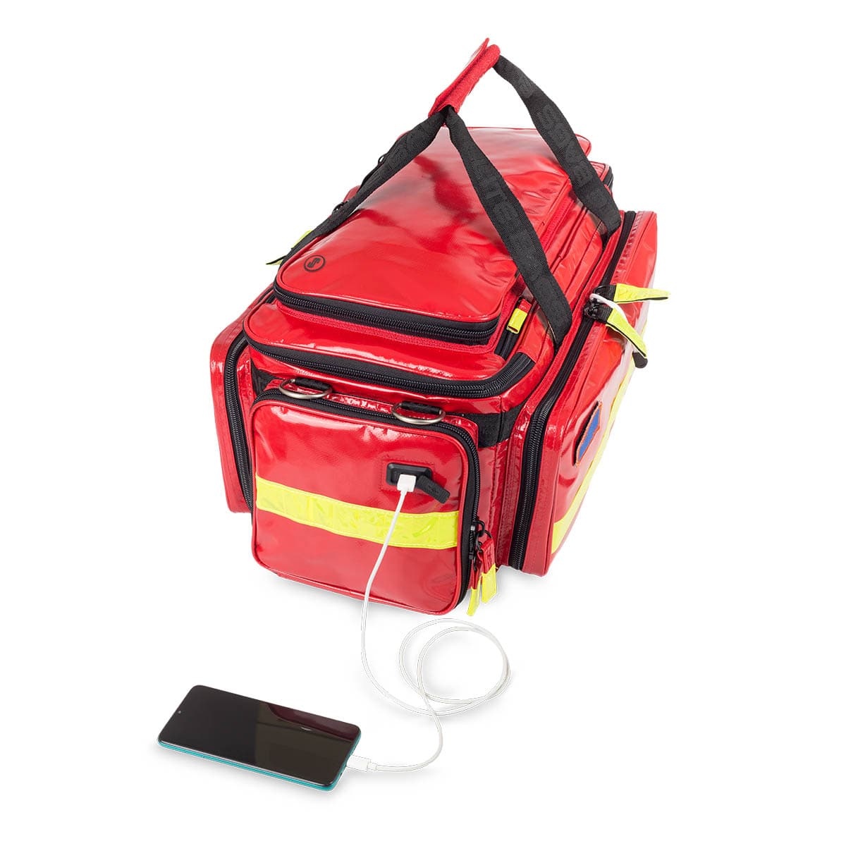 Elite Bags CRITICALS Advanced Life Support Emergency Bag – Red Tarpaulin