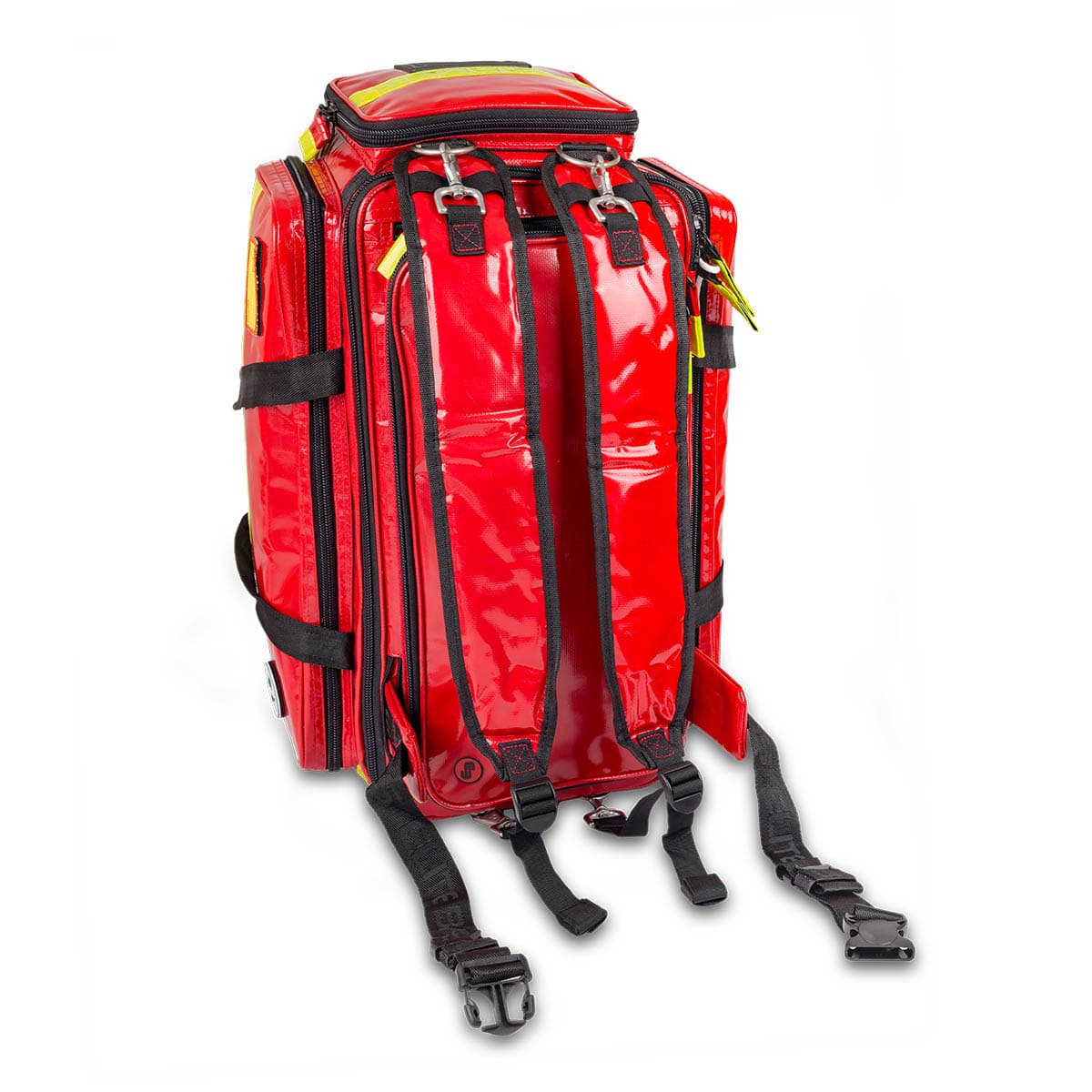 Elite Bags CRITICALS Advanced Life Support Emergency Bag – Red Tarpaulin – Back