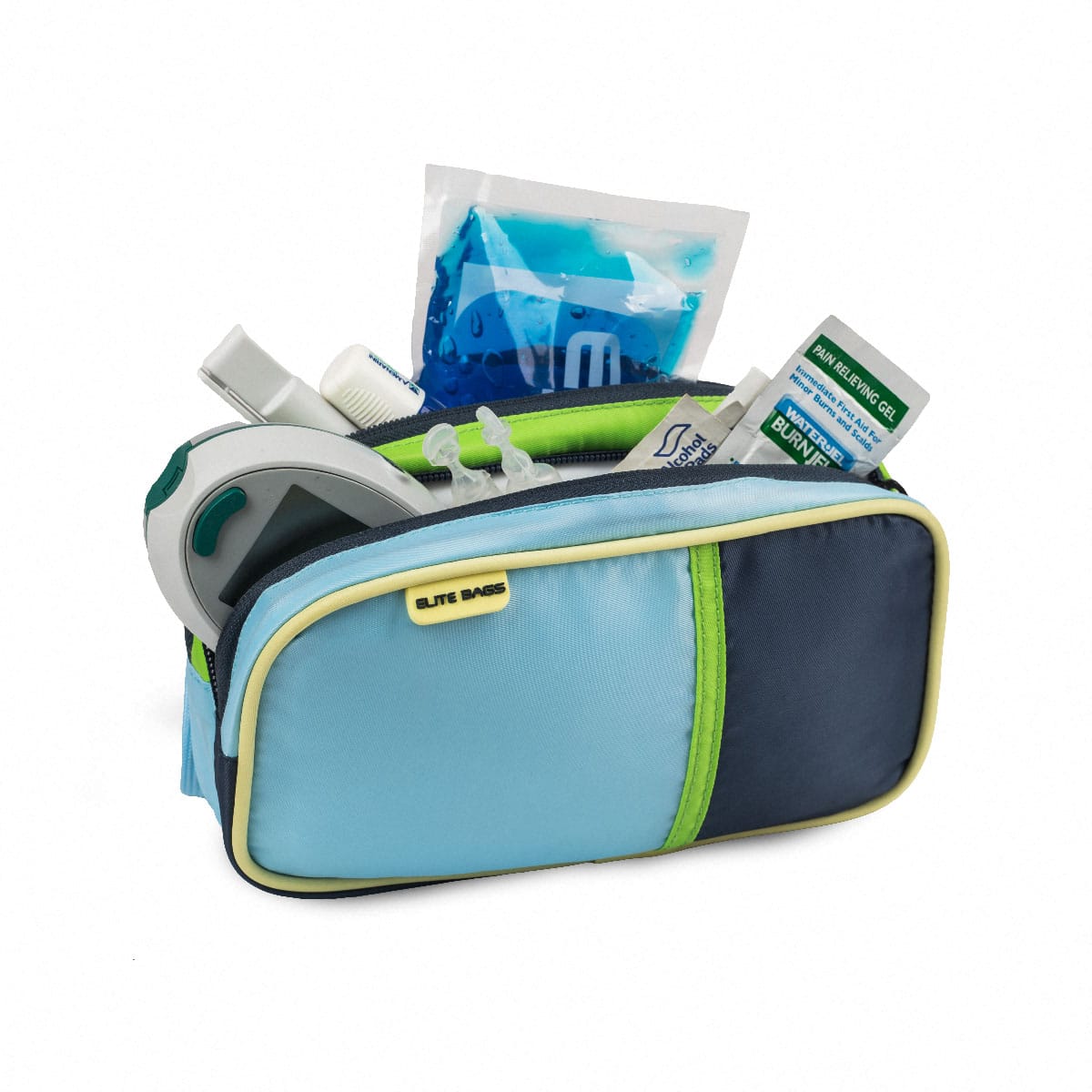 Elite Bags DIAS COOL Isothermal Diabetes Kit Pouch – Blue – Open