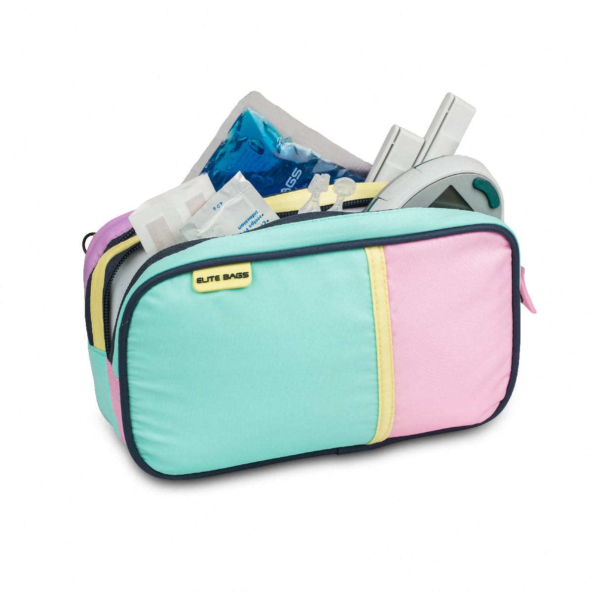 Elite Bags DIAS COOL Isothermal Diabetes Kit Pouch – Pink – Open