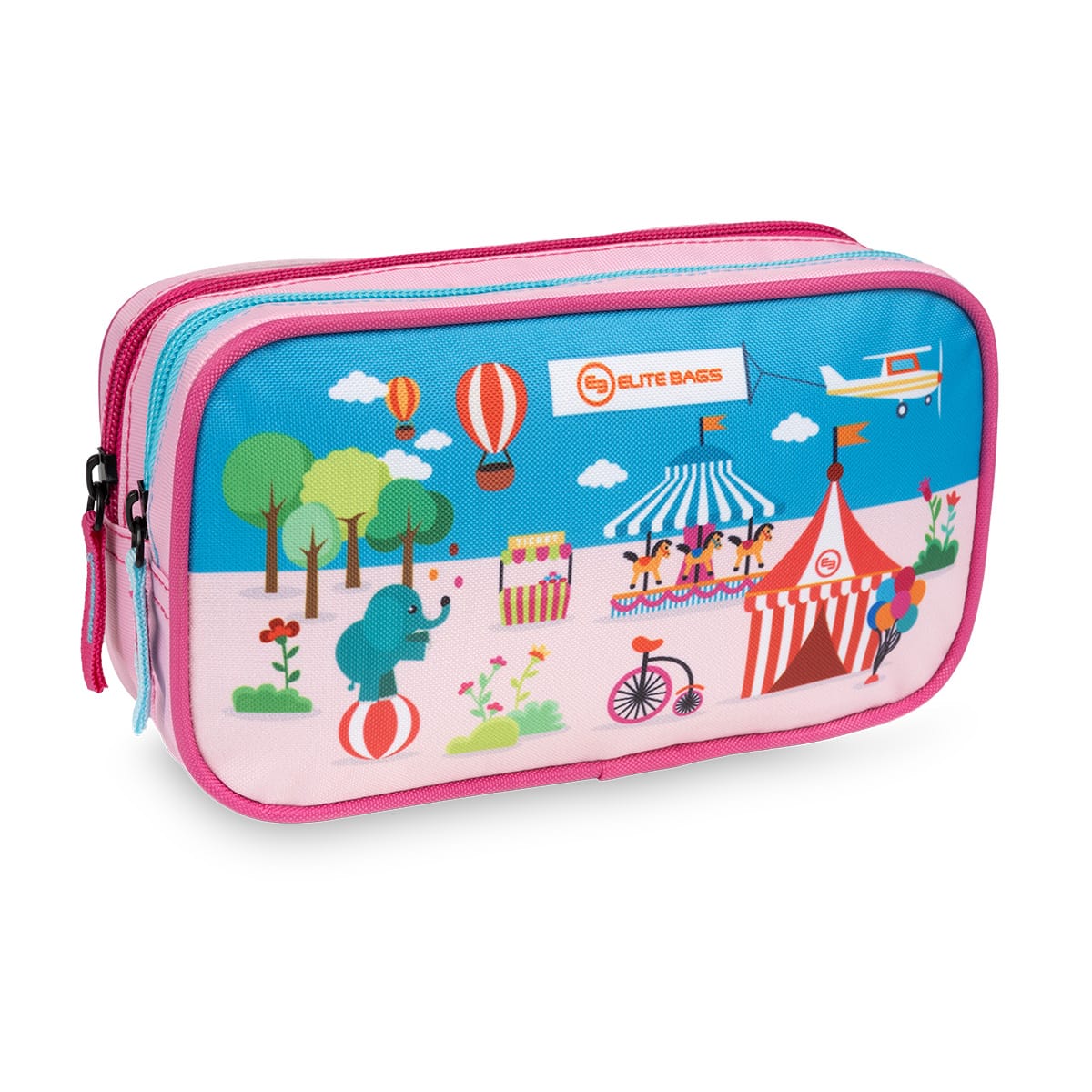 Elite Bags DIAS KIDS Isothermal Diabetes Kit Pouch for Children – Circus Print – Front