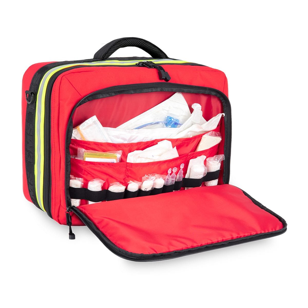 Elite Bags EMS Emergency Case with Shoulder Strap – Red – Front