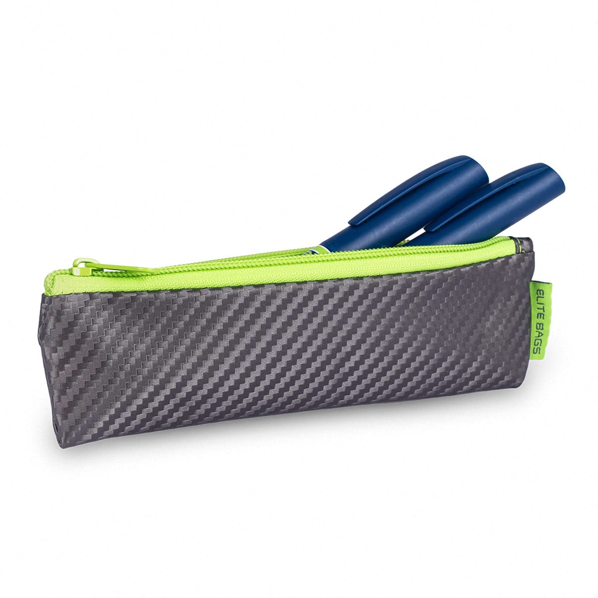 Elite Bags INSUL-IN Isothermal Insulin Pen Case – Carbon Lime – Open