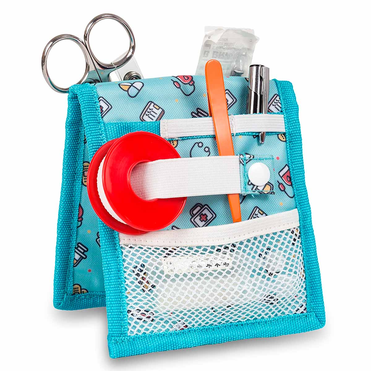 Elite Bags KEENS Nurse Organiser – Medical Symbols Blue – Open
