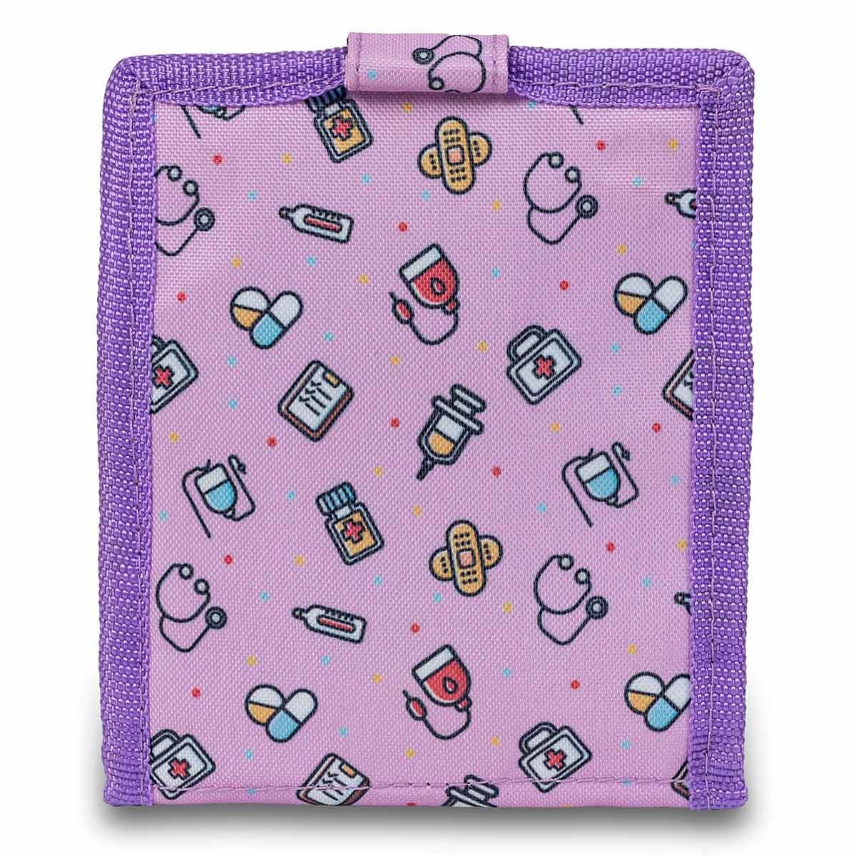 Elite Bags KEENS Nurse Organiser – Medical Symbols Purple – Back