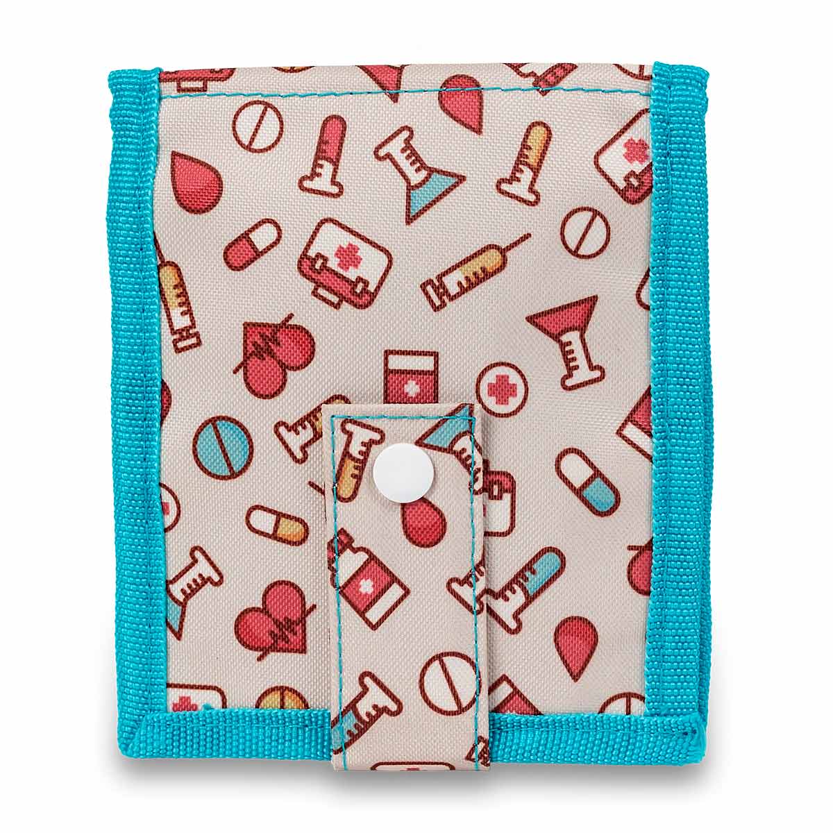 Elite Bags KEENS Nurse Organiser – Medical Symbols White – Front