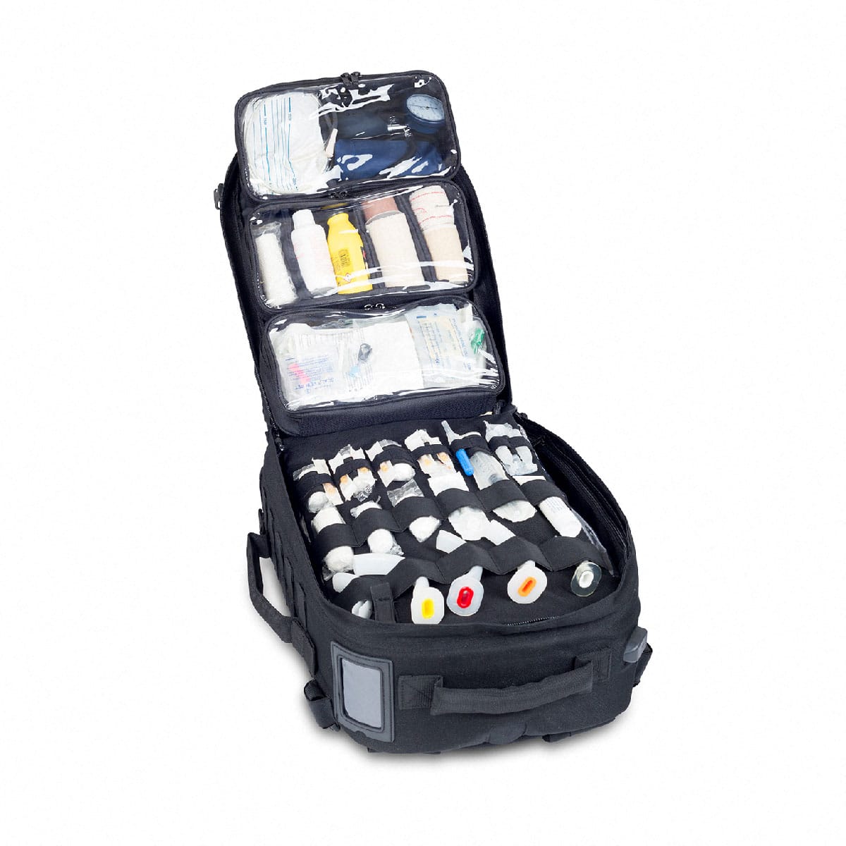 Elite Bags PARAMEDS Rescue Tactical Bag – Black – Open