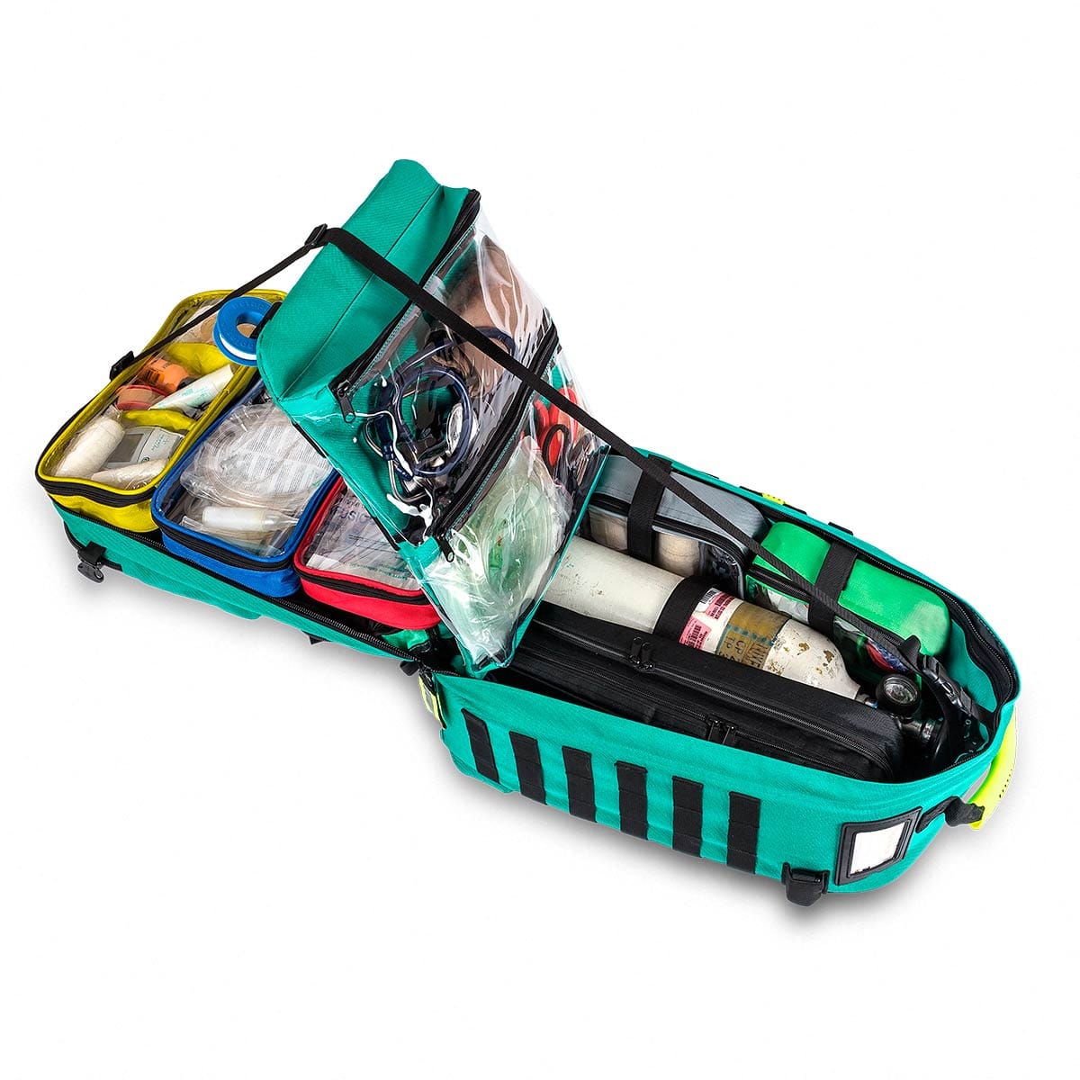 Elite Bags PARAMEDS Rescue Tactical Bag – Green – Open