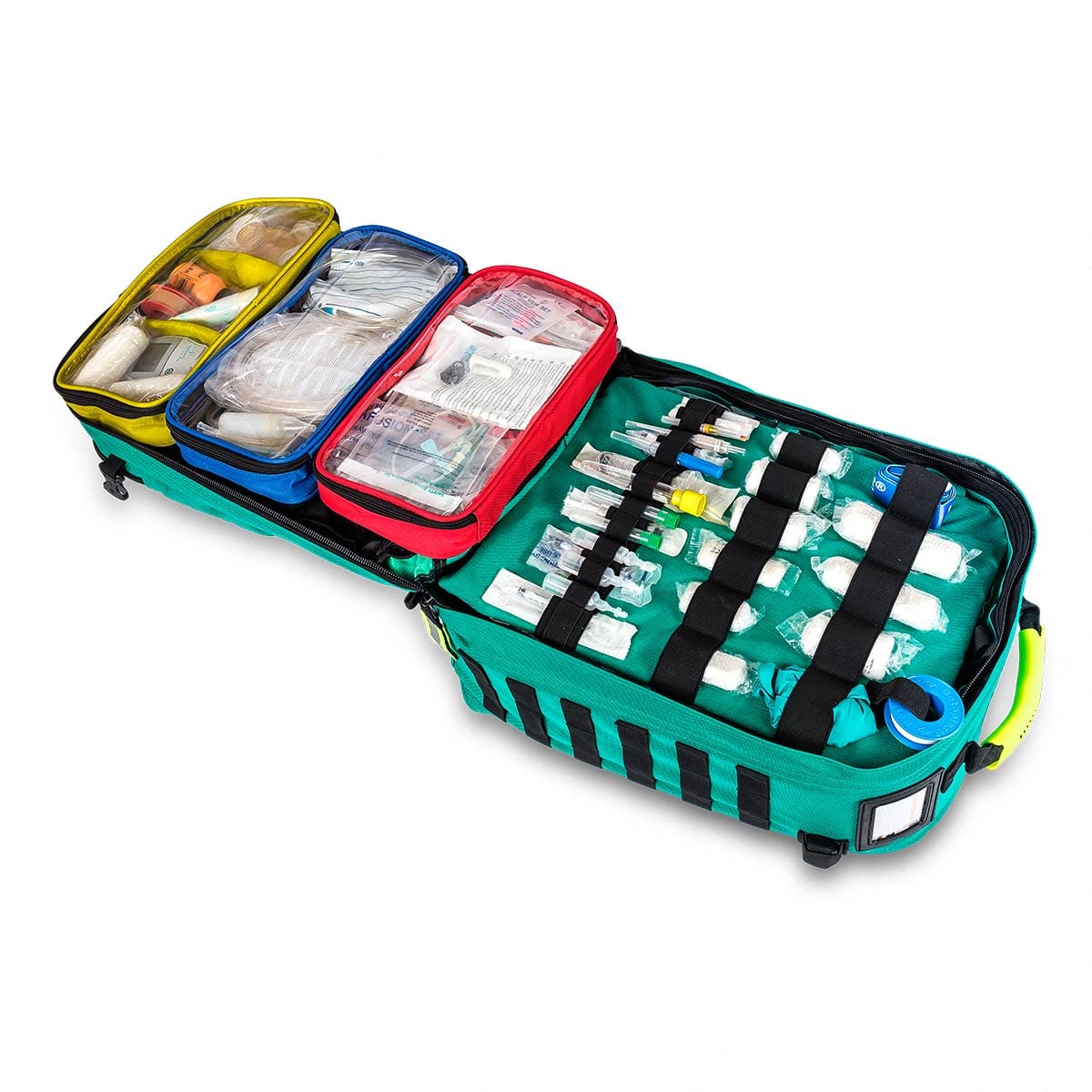 Elite Bags PARAMEDS Rescue Tactical Bag – Green – Open