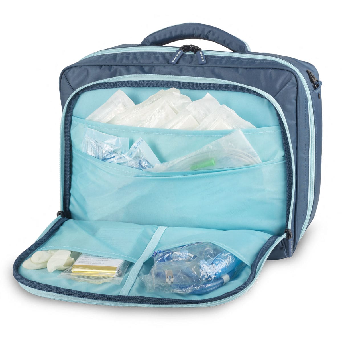 Elite Bags PRACTIS Medical Assistance Bag – Blue – Front