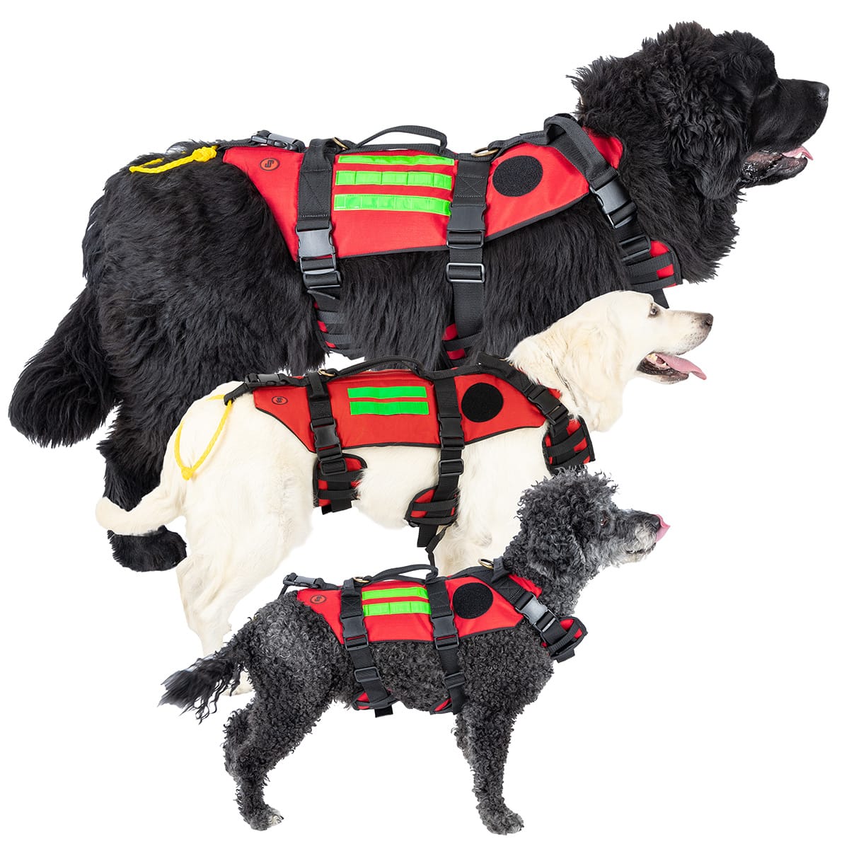 Elite Bags RESCUES DOG Water Rescue Dog Harness