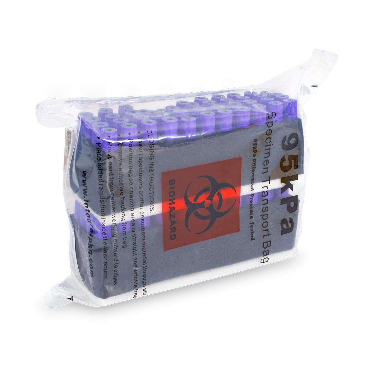 Elite Bags ROW XL Isothermal Blood Sample Tube Transport Bag – Blue – Open