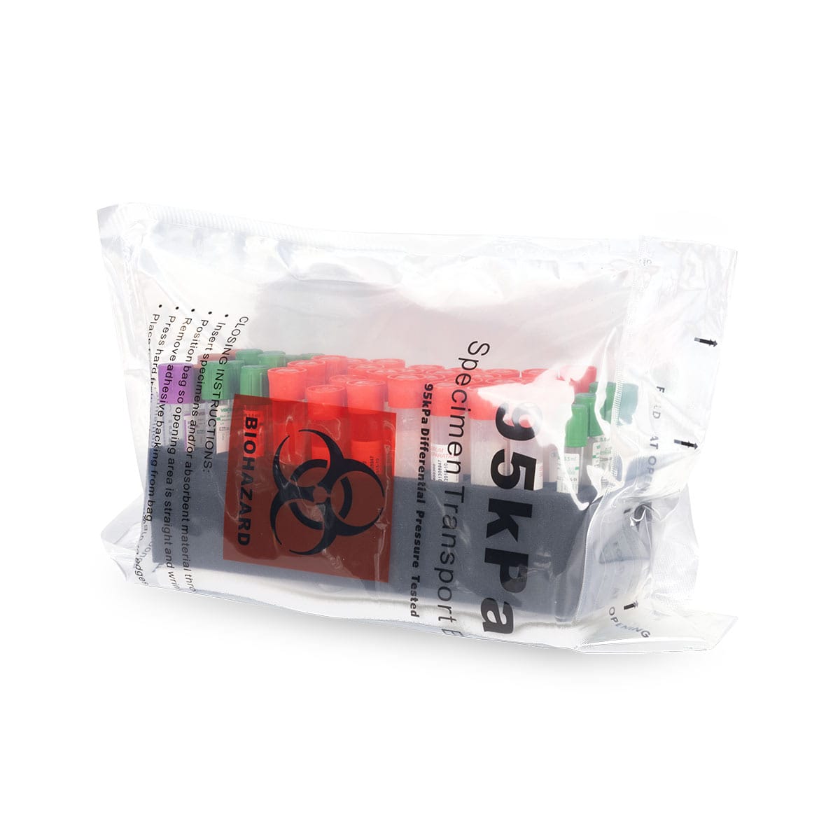 Elite Bags ROW XL Isothermal Blood Sample Tube Transport Bag – Blue – Open