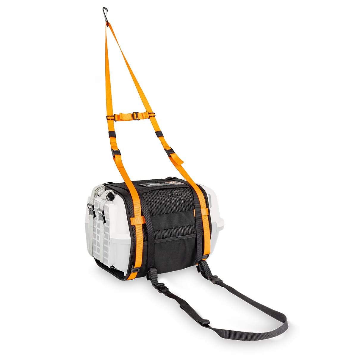 Elite Bags SRC PET CAR SAFETY Pet Carrier Restraint System – Black – Front