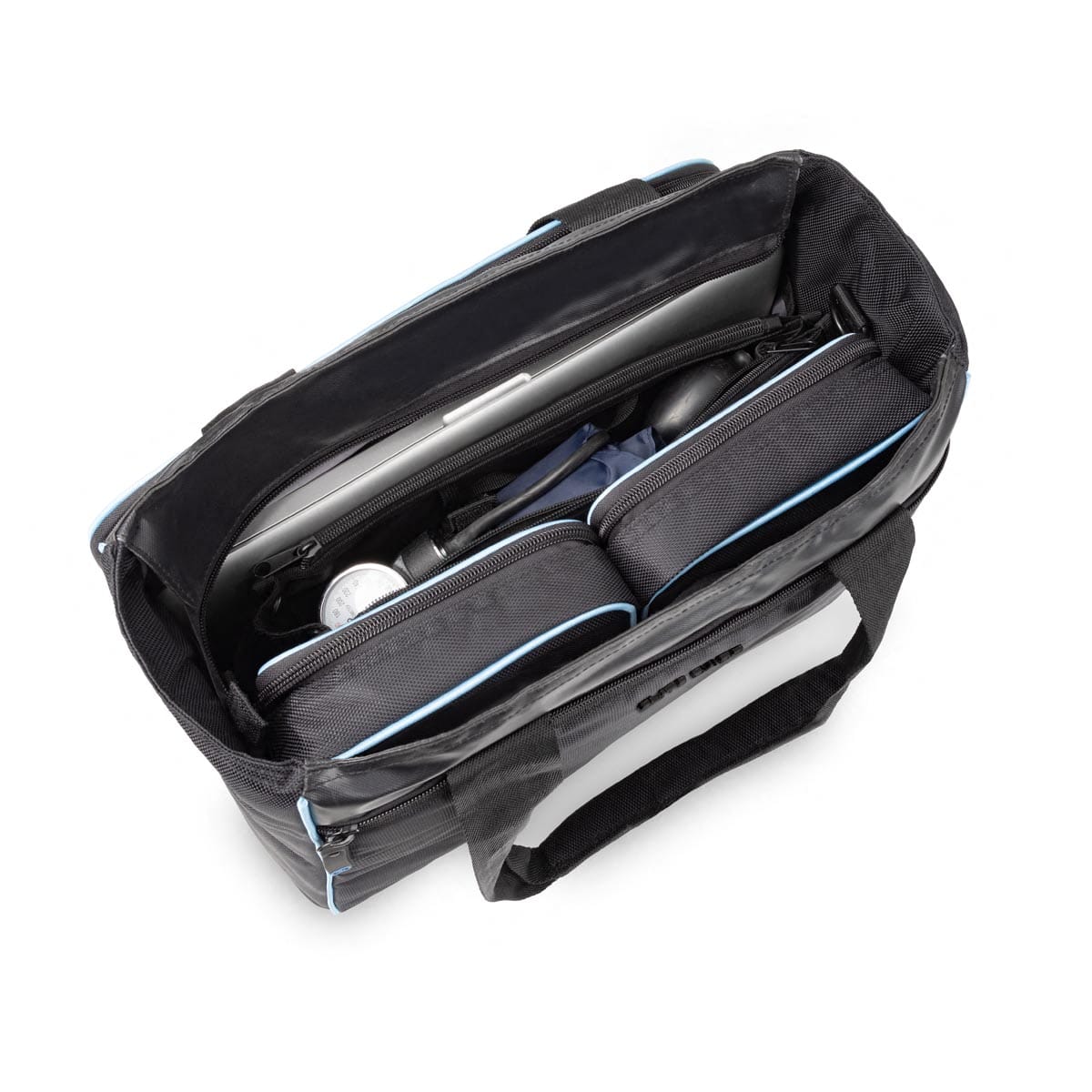 Elite Bags TECBAG Medical Tote Bag with Inner Organiser – Black – Open