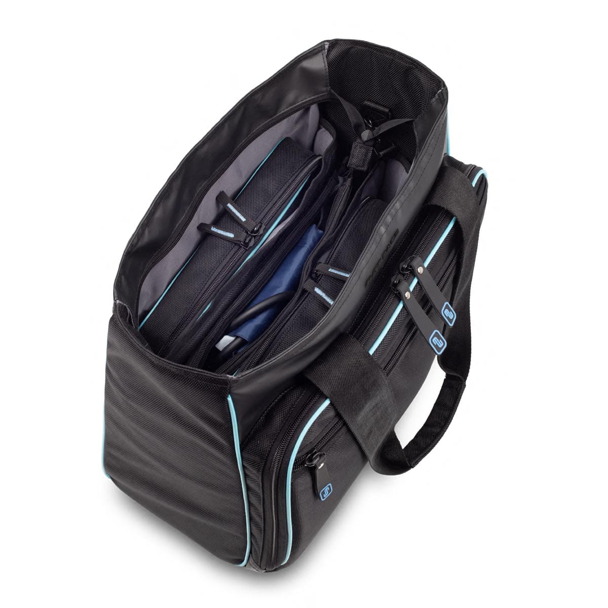 Elite Bags TECBAG Medical Tote Bag with Inner Organiser – Black – Open