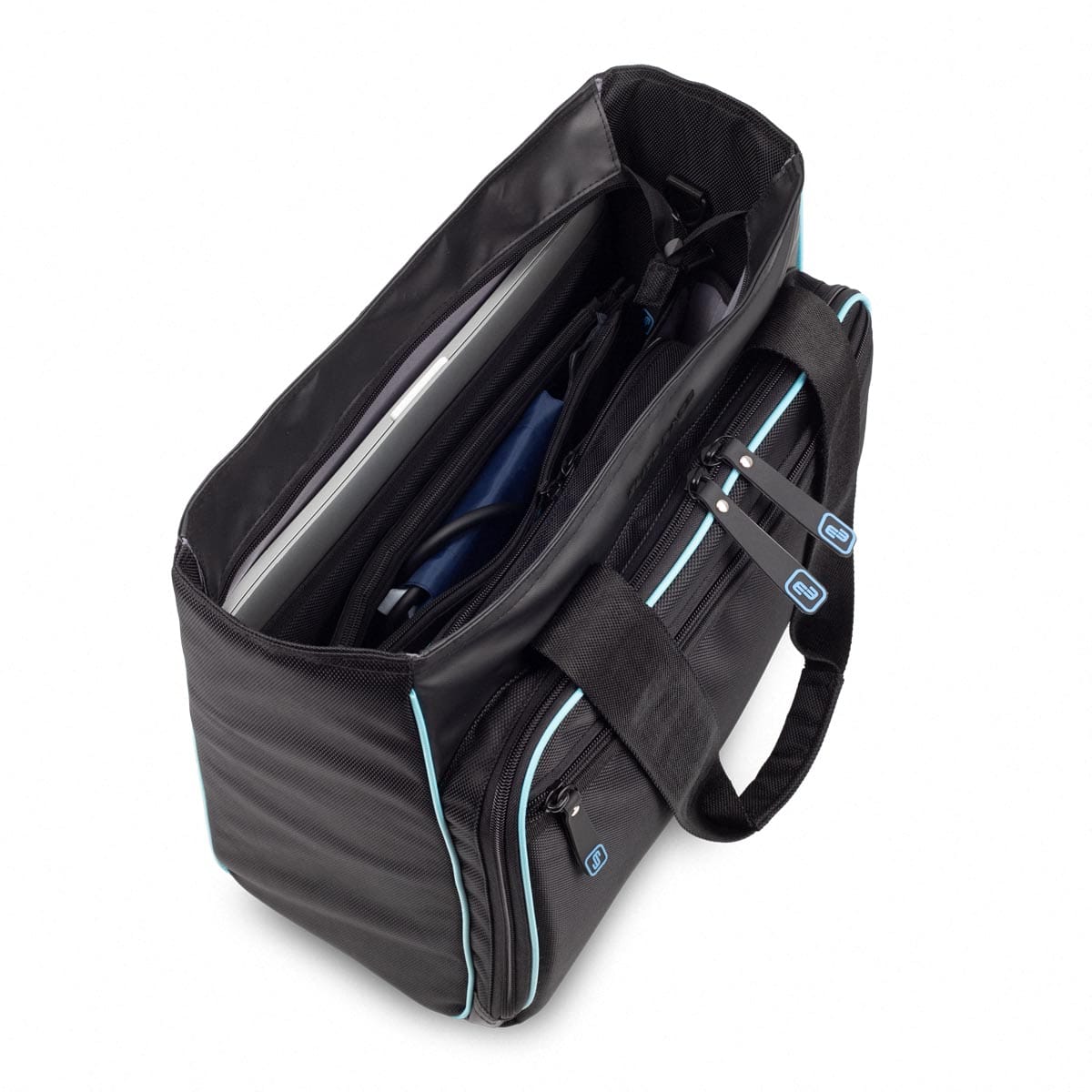 Elite Bags TECBAG Medical Tote Bag with Inner Organiser – Black – Open