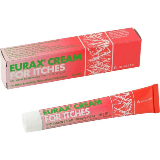 Eurax Skin Treatments Eurax Cream 20g - Fast Relief for Itchy Skin