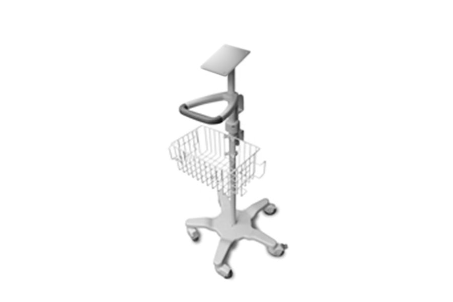 Hillrom - Welch Allyn Rolling Stand with wire basket for ELI230