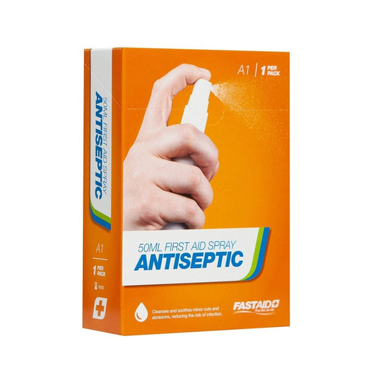 FastAid First Aid Consumables FastAid A1 Antiseptic First Aid Spray 50ml