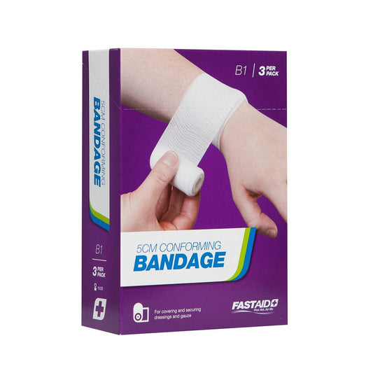FastAid First Aid Consumables FastAid B1 Conforming Bandage 5cm